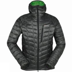 Montane Mens Hi-Q Luxe Jacket Shadow / Aurora Green Lining